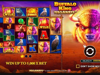Барабаны Buffalo King Megaways с именем студии-разработчика