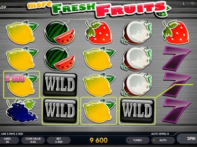 More Fresh Fruits в каталоге зала: снимок игрового автомата